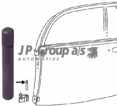 JP GROUP 8187450500 -  Дверной шарнир